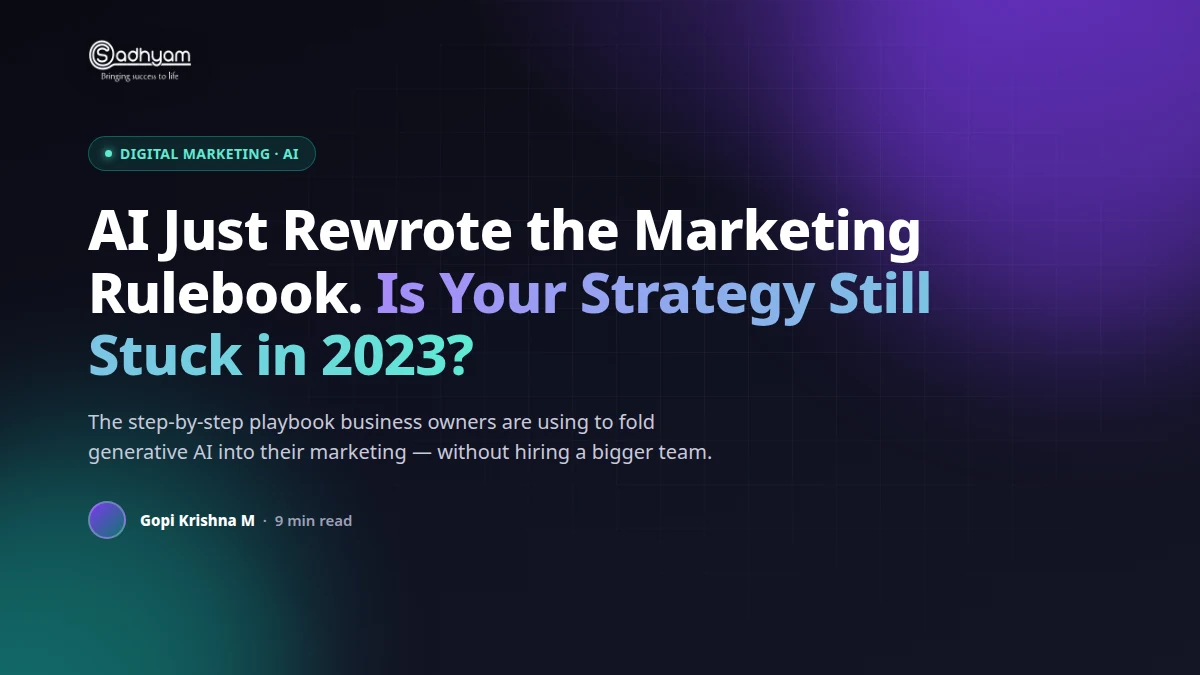 How to Use Generative AI in Your Marketing Strategy: A Step-by-Step Guide for Business Owners