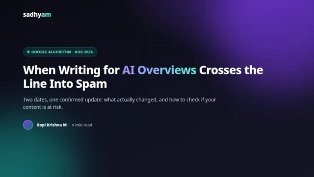 Google’s August 2026 Spam Update Just Made “AI-Bait” Content Illegal — Here’s What Actually Changed