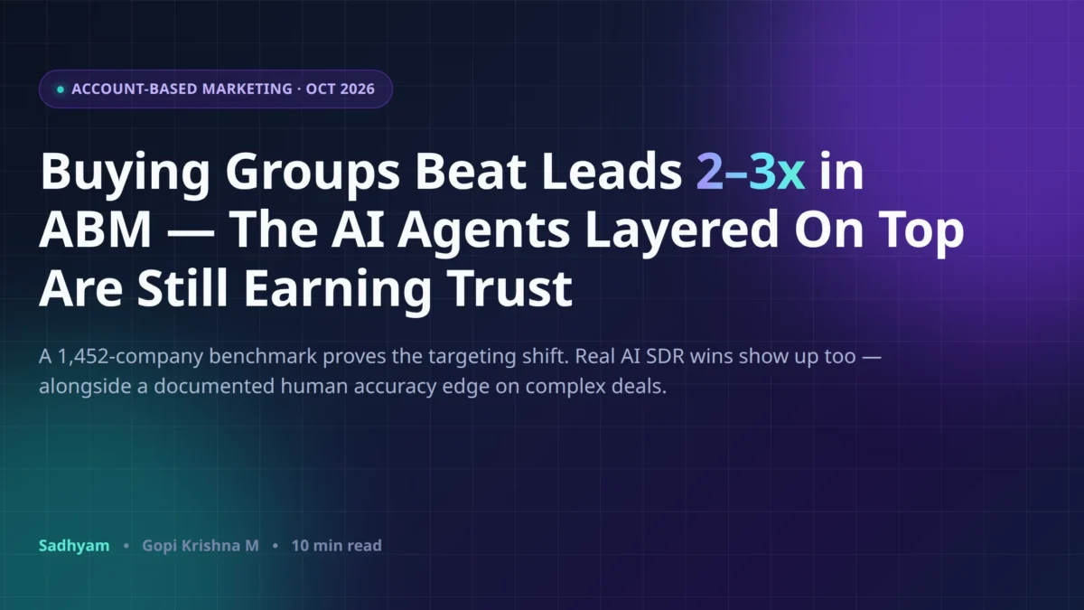 What’s Actually Working in ABM Right Now — and Where the AI Agents Still Fall Short